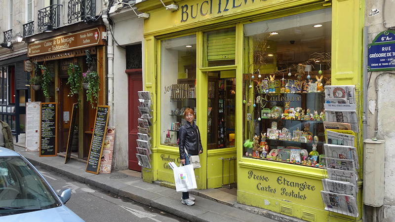 Schreibwarenladen in Paris